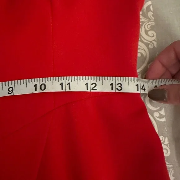 Black Halo Marcelle Sleeveless Stretch Crepe Sheath Dress, Size 6, Red - Picture 13 of 16